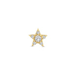 14K Gold Star Muse Piercing