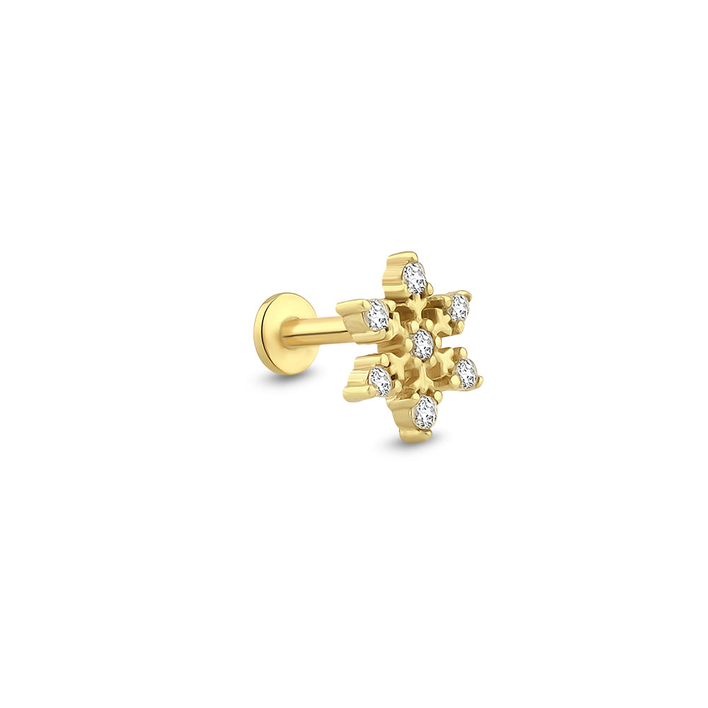Piercing Wing de Oro 14K