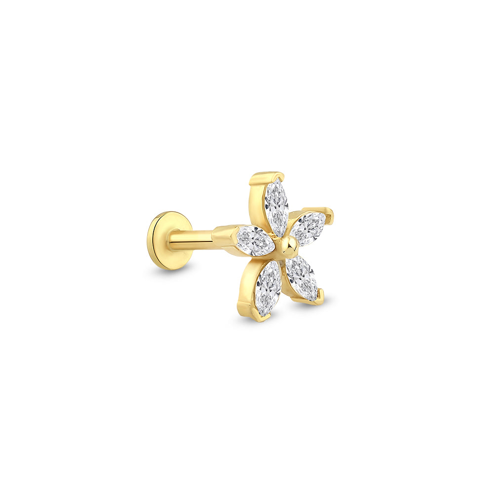 Piercing Wing de Oro 14K