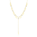 Collar Coralia Line de oro de 14k