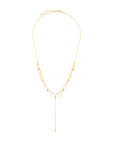 14K Gold Coralia Line Necklace