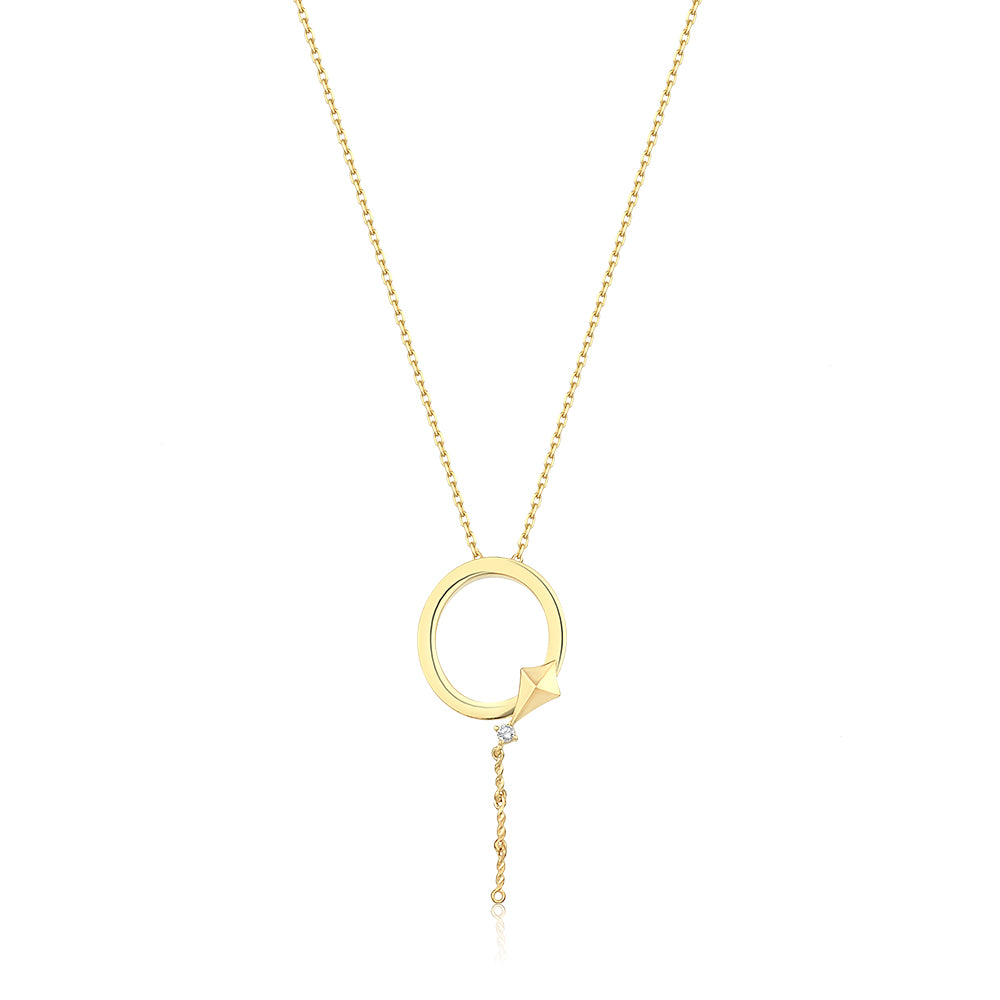 14K Gold Deniz Necklace (Customize)