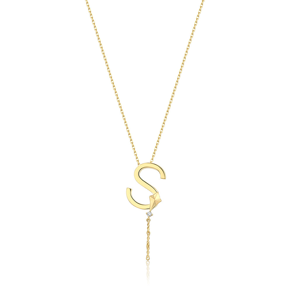 14K Gold Deniz Necklace (Customize)