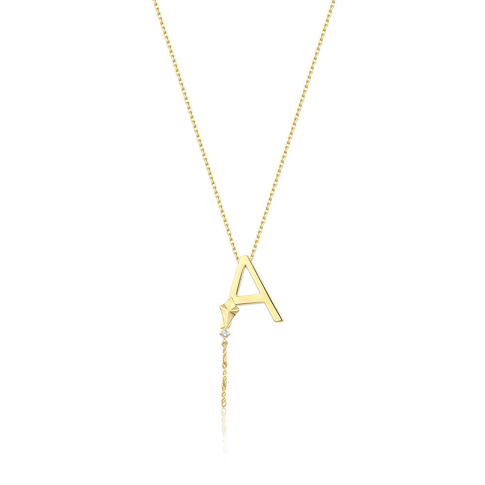 14K Gold Deniz Necklace (Customize)