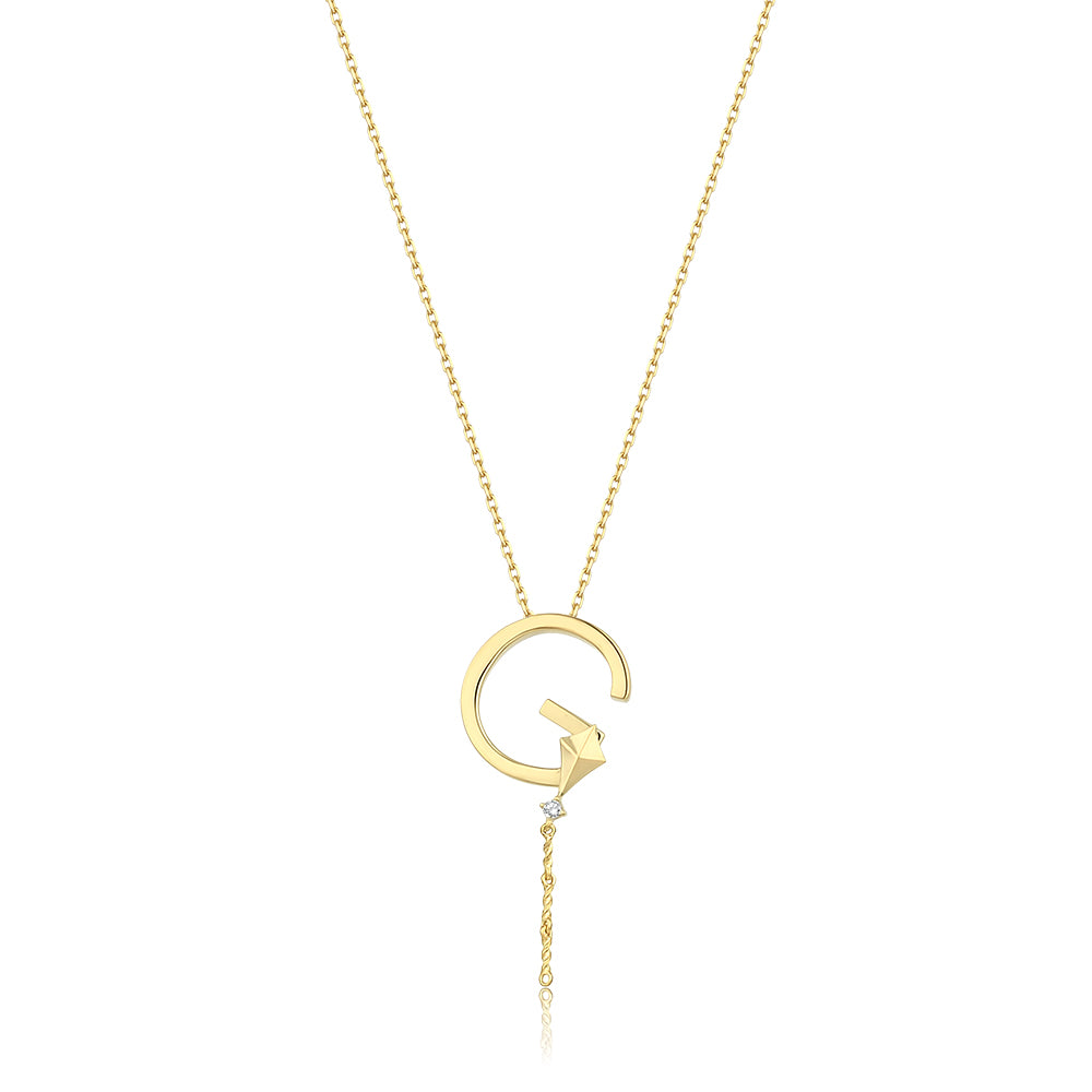 14K Gold Deniz Necklace (Customize)