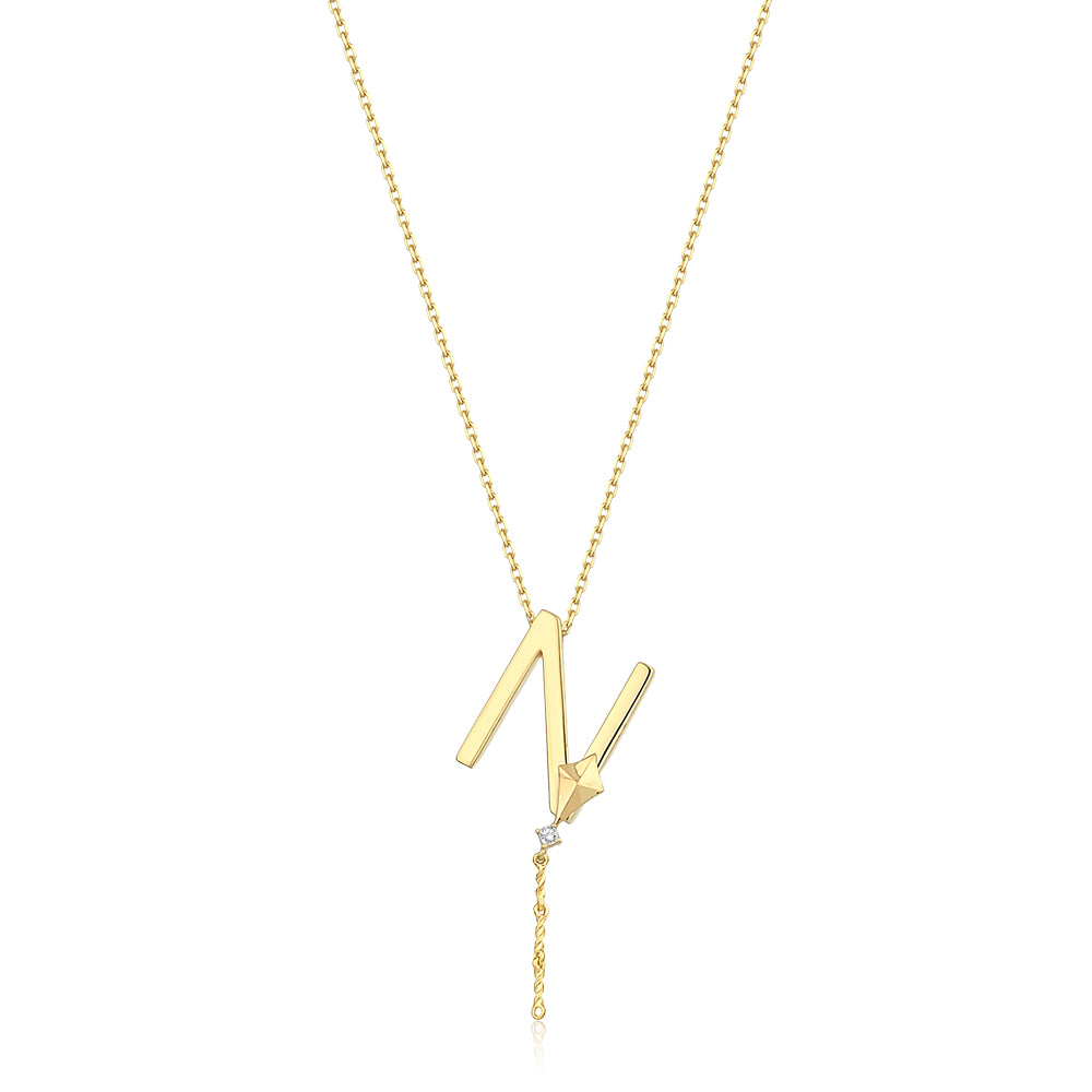 14K Gold Deniz Necklace (Customize)