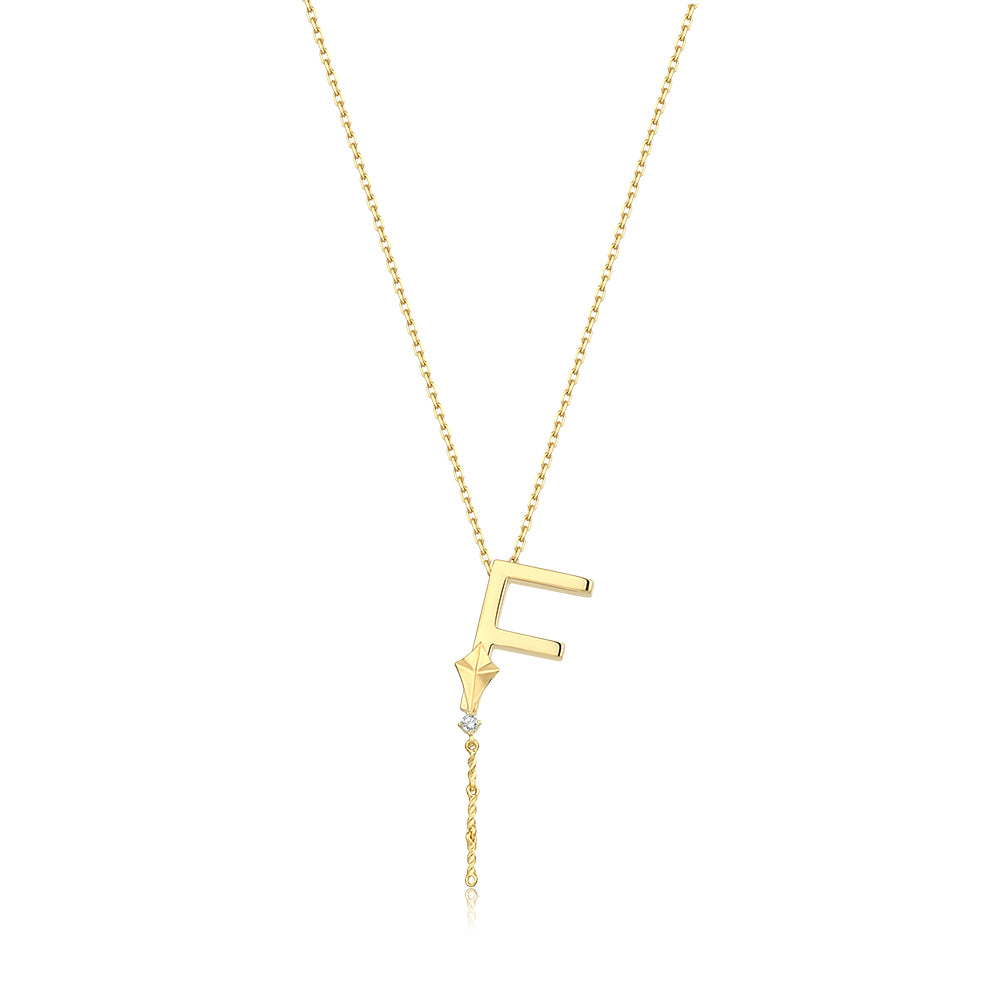 14K Gold Deniz Necklace (Customize)