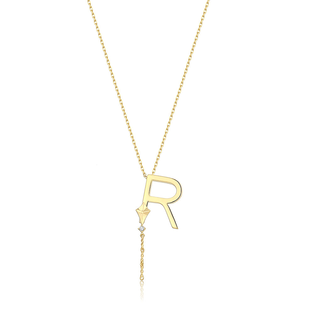 14K Gold Deniz Necklace (Customize)