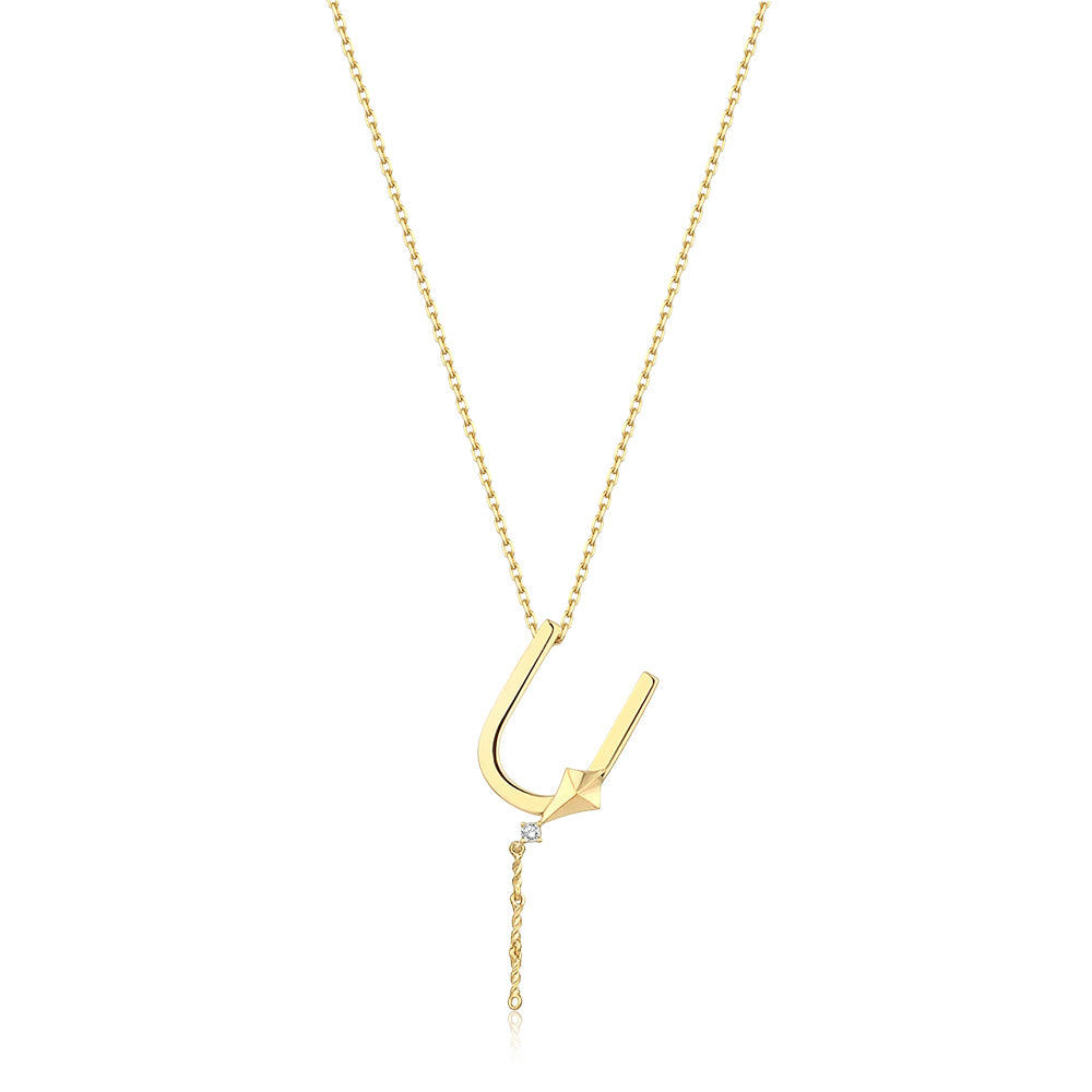 14K Gold Deniz Necklace (Customize)