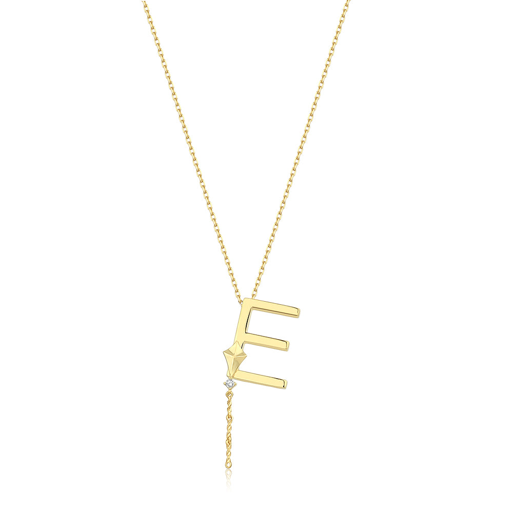 14K Gold Deniz Necklace (Customize)