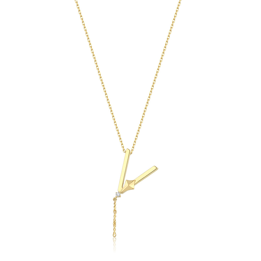 14K Gold Deniz Necklace (Customize)