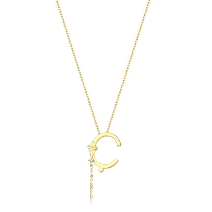 14K Gold Deniz Necklace (Customize)