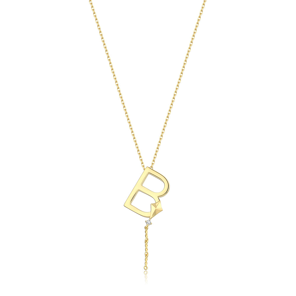 14K Gold Deniz Necklace (Customize)