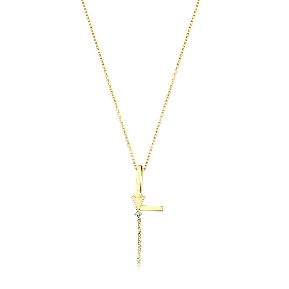 14K Gold Deniz Necklace (Customize)