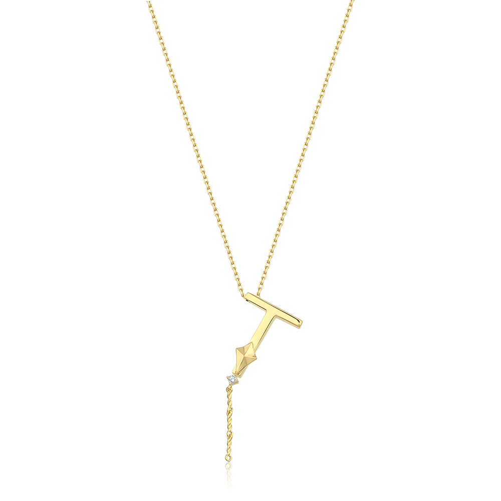 14K Gold Deniz Necklace (Customize)