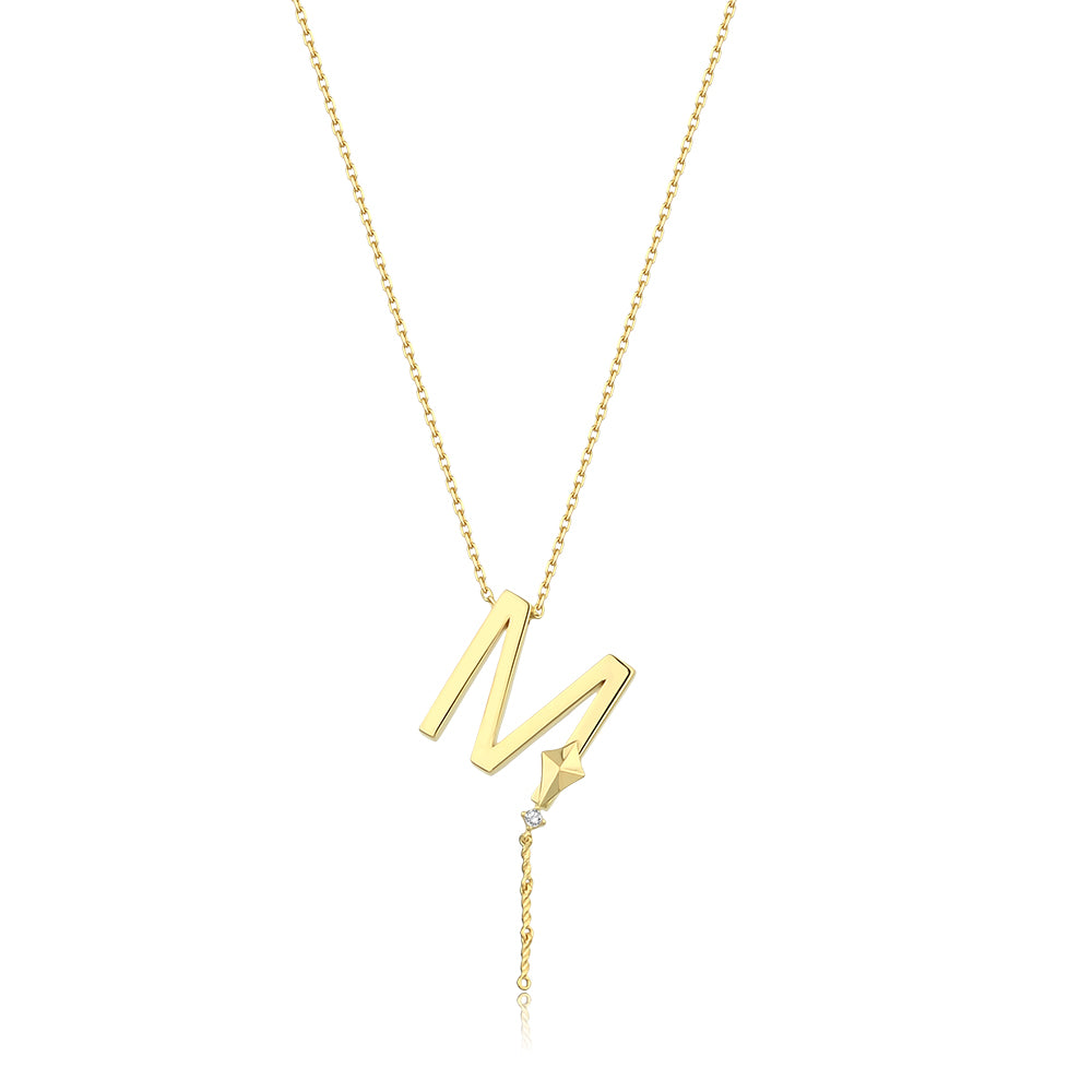 14K Gold Deniz Necklace (Customize)