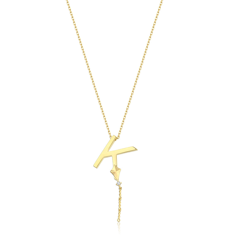 14K Gold Deniz Necklace (Customize)