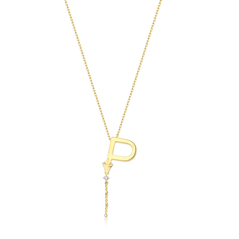 14K Gold Deniz Necklace (Customize)