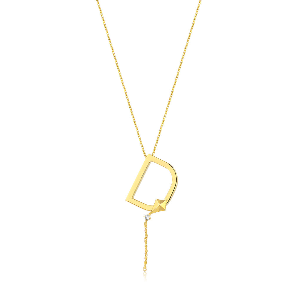 14K Gold Deniz Necklace (Customize)