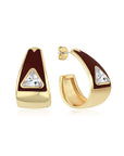 Diva Brown Earring