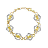 Elodie Yellow Crystal Bracelet