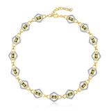 Elodie Green Crystal Necklace