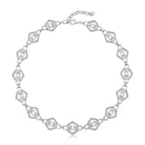 Elodie White Crystal Necklace