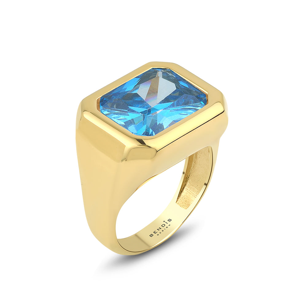 Mosaic Octagon Ring