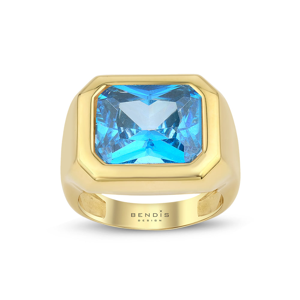 Mosaic Octagon Ring