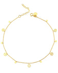14K Gold La Vida Anklet