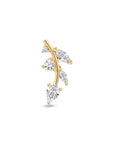 Piercing Vine Leaf de Oro 14K