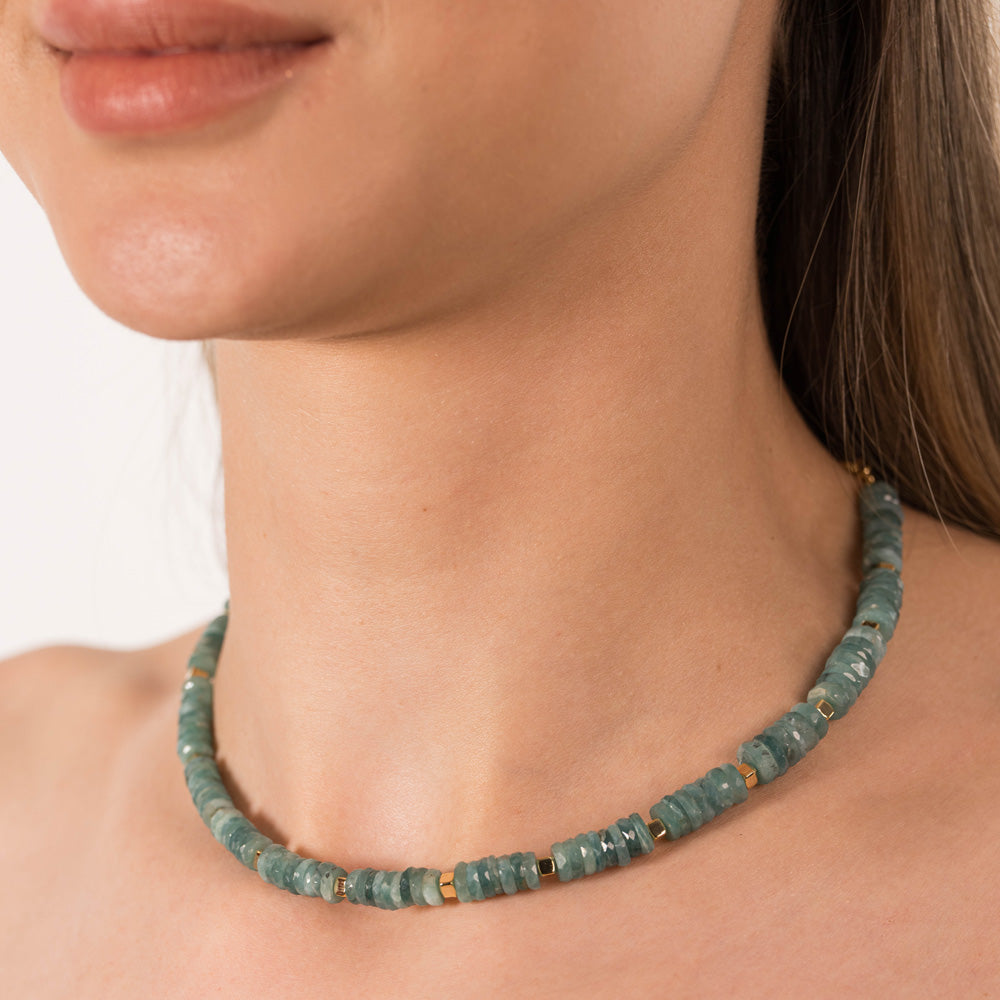 Collar de oro Aqua Dream