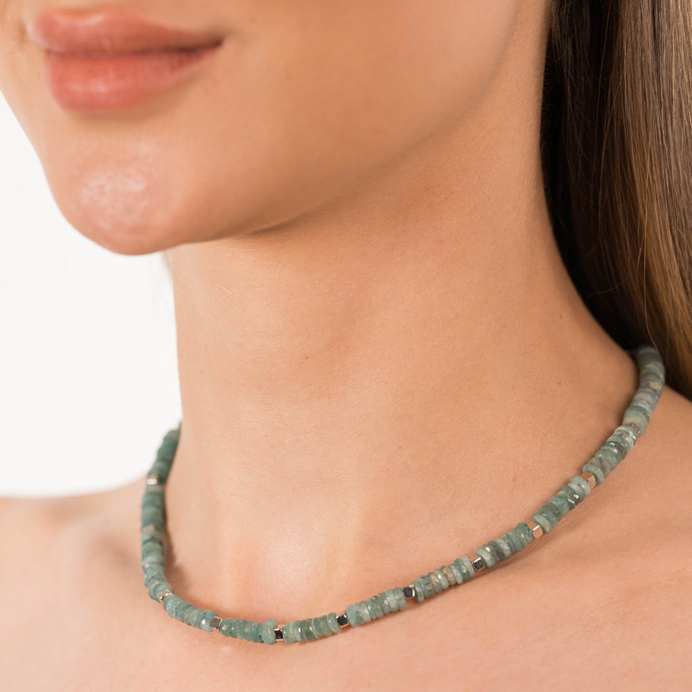 Aqua Dream Silver Necklace