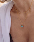Aqua Luna Necklace