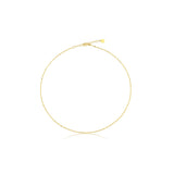 Collar sencillo en capas con espejo