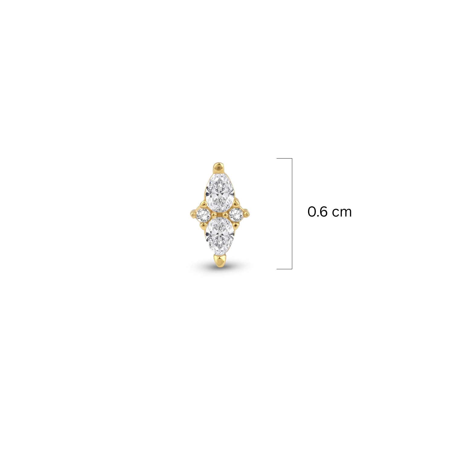 Piercing Bloom de Oro 14K
