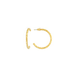 Large Twisted Round Earring
