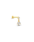 14K Gold Bellflower Piercing