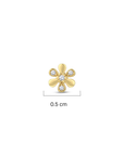 14K Gold Daisy Piercing