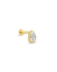 14K Gold Drop Piercing