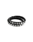 Leather Staple Bracelet