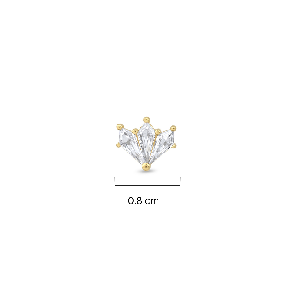 Piercing Glow de Oro 14K
