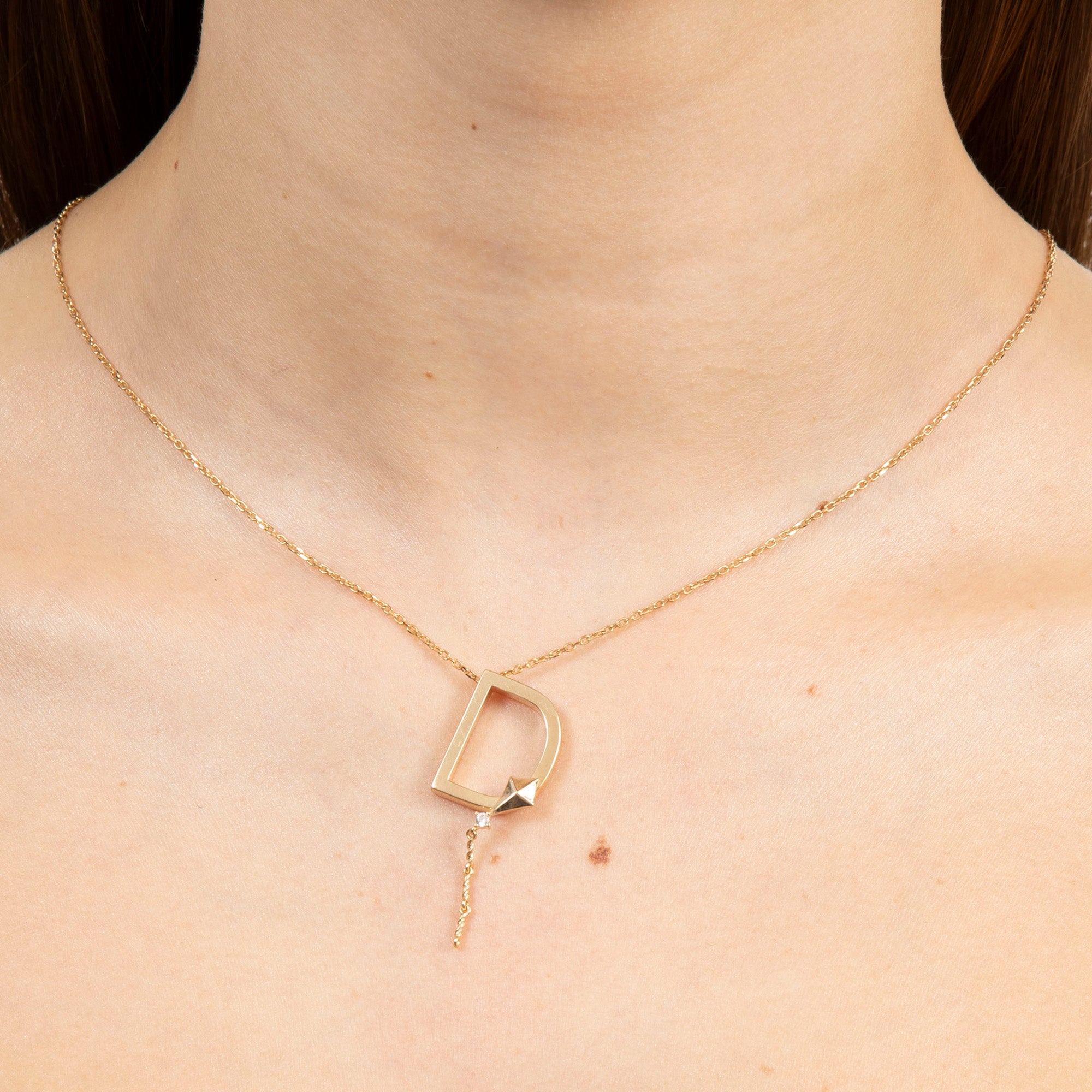 14K Gold Deniz Necklace (Customize)