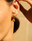 14K Gold Dicle Daisy Earring