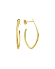 Thin Oval Earring