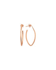 Thin Oval Earring