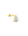 14K Gold Cristal Piercing