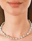 Sky Mist Silver Necklace
