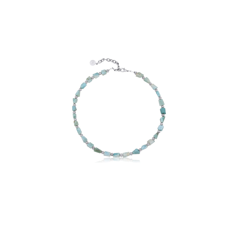 Sky Mist Silver Necklace