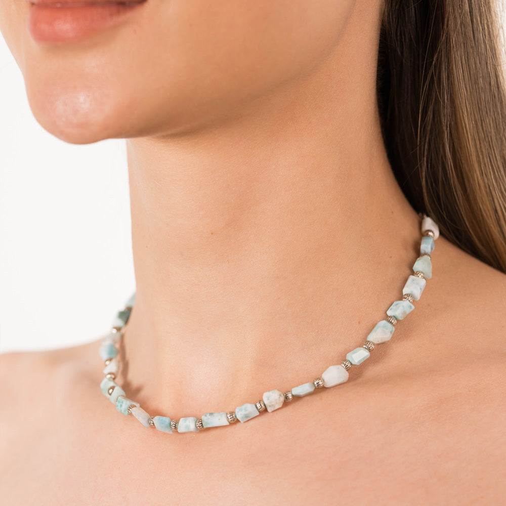 Sky Mist Silver Necklace